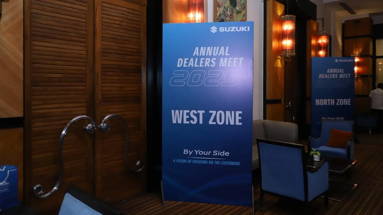 Suzuki dealer meet stage at Westin Mumbai